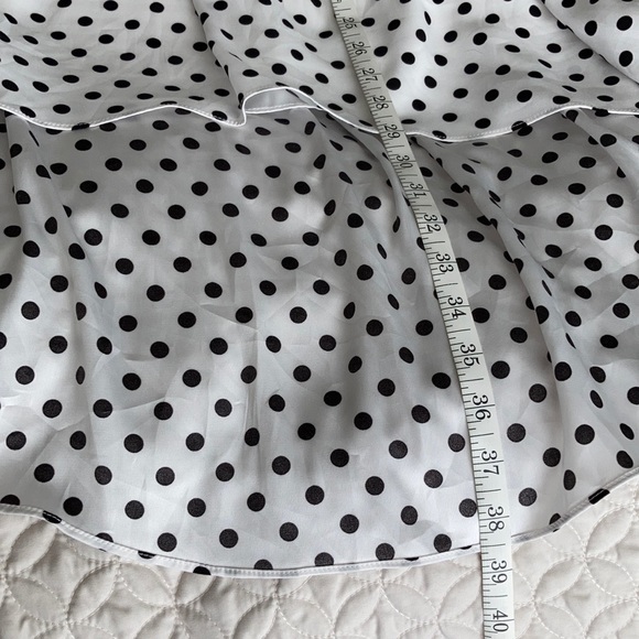 WHBM Convertible Polka Dot High Low Dress - Picture 10 of 15